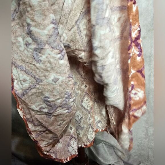 Women's Short Puff Sleeves Tiered A-Line Dress XS - Picture 4 of 5